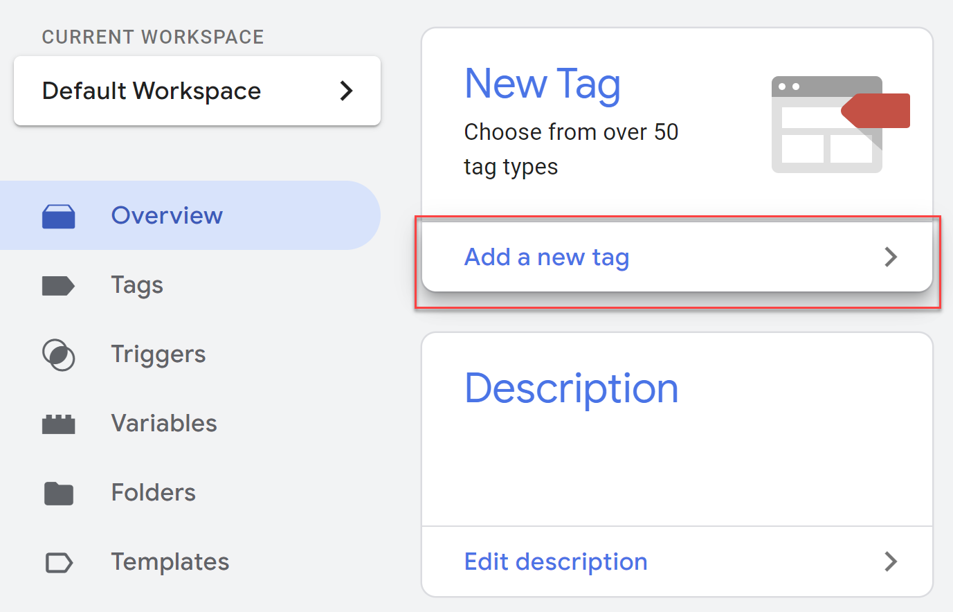 Google Tag Manager Add New Tag